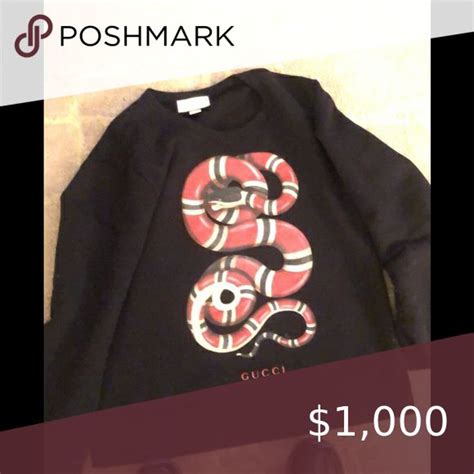 gucci snake sweater replica|gucci snake crewneck sweaters.